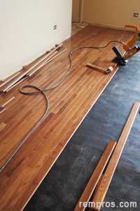 prefinished hardwood flooring installation